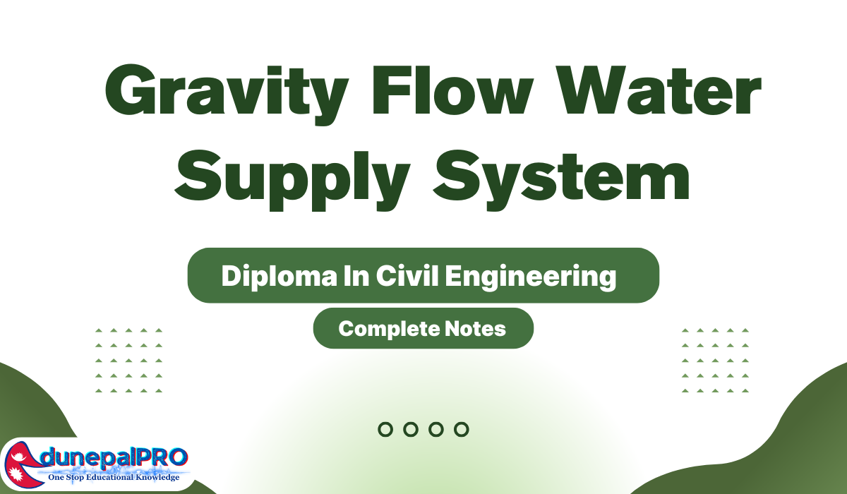 Gravity Flow Water Supply System